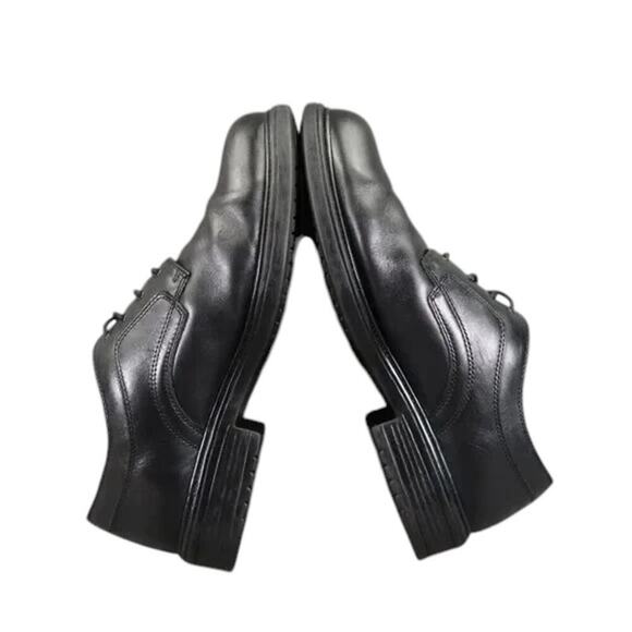 Nunn Bush Shoes Mens 12 Oxford Derby Classic Formal Professional Leather Black